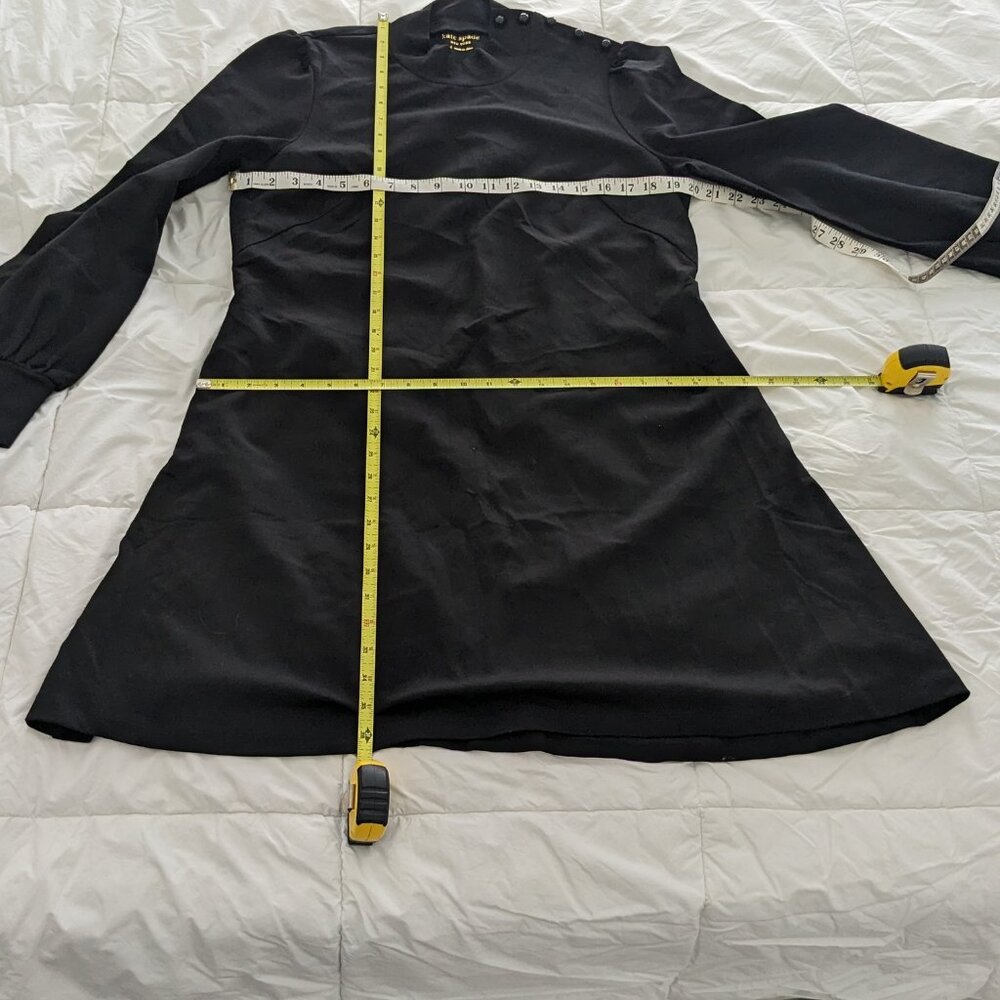 Kate Spade, XL Black Ponte Knit Dress with Pockets